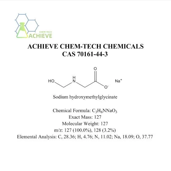 Sodium N-(hydroxymethyl)glycinate CAS 70161-44-3 | Shaanxi BLOOM Tech Co., Ltd Sodium N-(hydroxymethyl)glycinate CAS 70161-44-3 | Shaanxi BLOOM Tech Co., Ltd