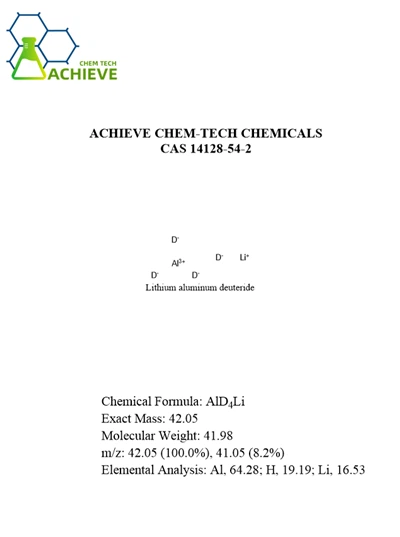 Литий -алюминиевый дейтерид CAS 14128-54-2